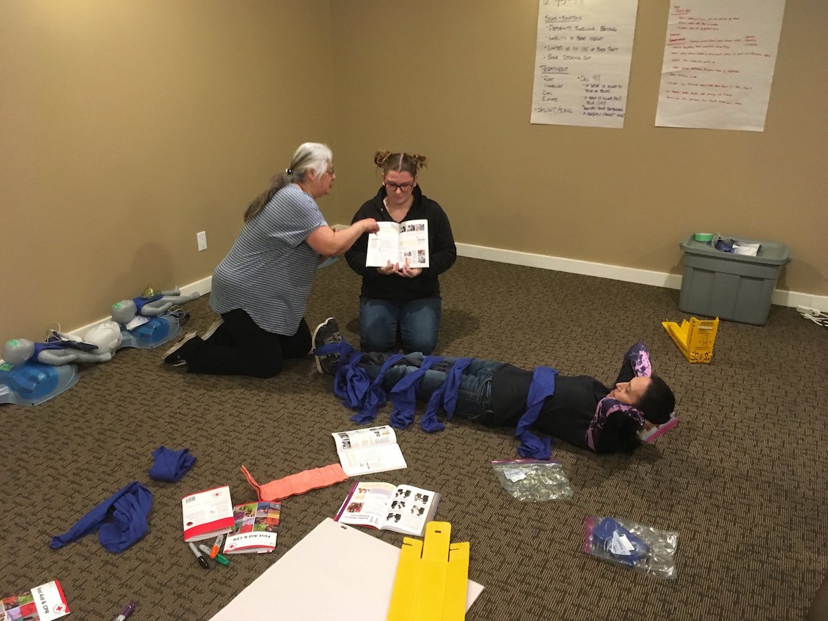 first aid certification in hinton